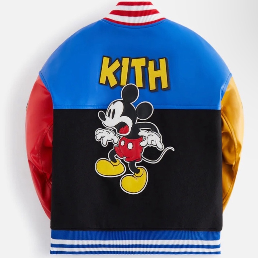 Kith baby Mickey Varsity Jacket 0-3m
